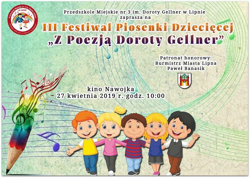 III Festiwal Piosenki Dziecięcej Z Poezją Doroty Gellner