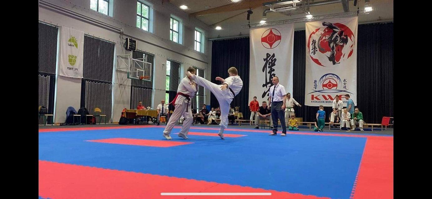 Zdj. nr. 1. VIII Akademickie Mistrzostwa Polski w Karate Kyokushin - Kraków, 14 maja 2022 r.