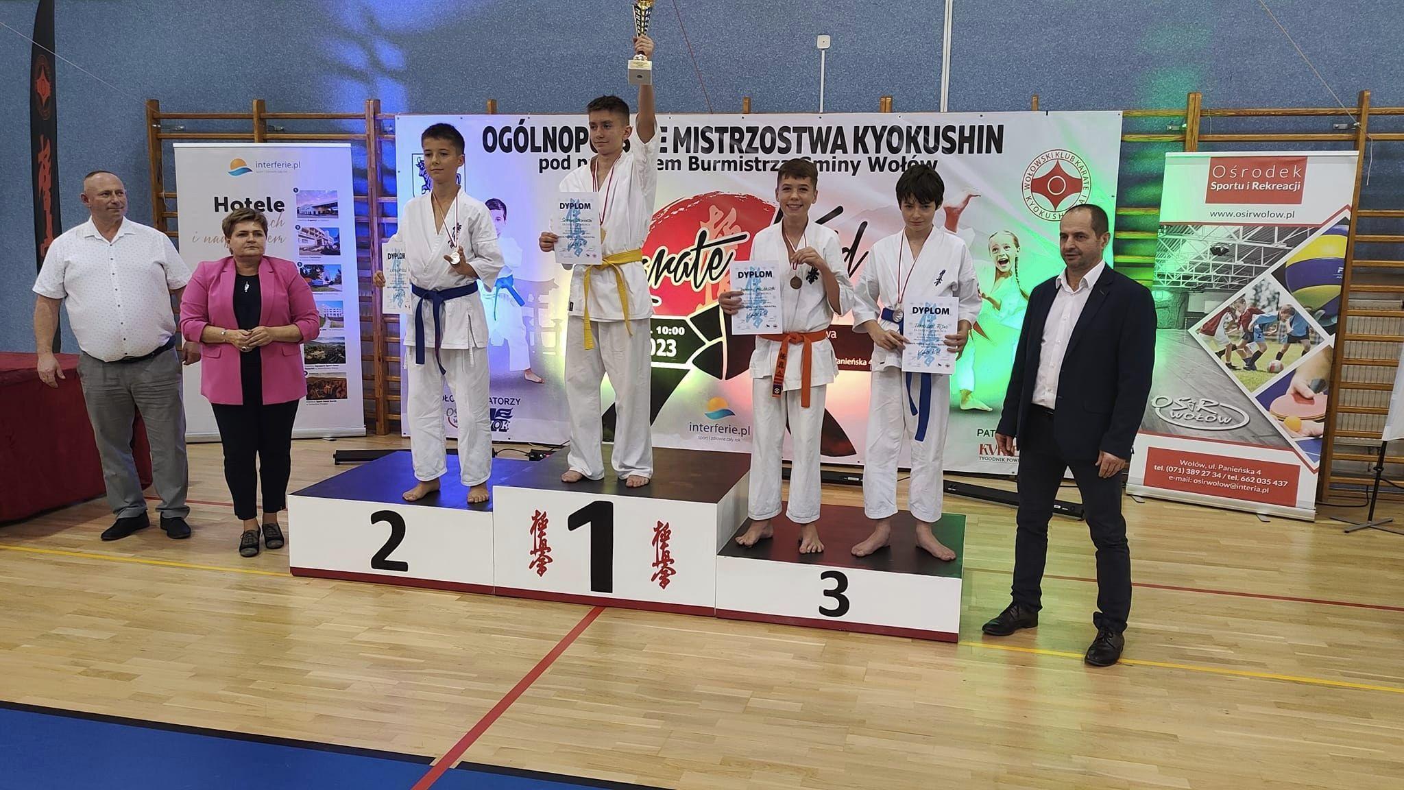 Zdj. nr. 4. VI Ogólnopolskie Mistrzostwa Karate Kyokushin - 21 października 2023 r., Wolów