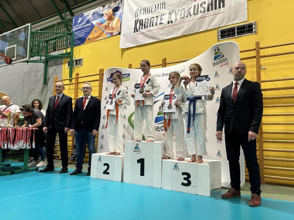 Zdj. nr. 1. VI Ogólnopolski Turniej Karate Kyokushin - 27 stycznia 2024 r., Będzin