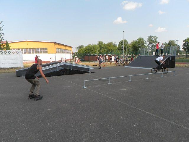 Zdj. nr. 14. Otwarcie skateparku - 18 lipca 2014 roku