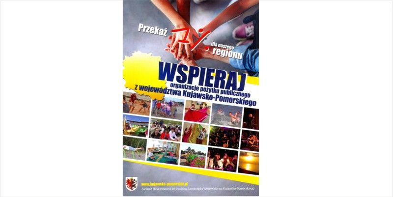 Wspieraj organizacje pożytku publicznego województwa kujawsko-pomorskiego