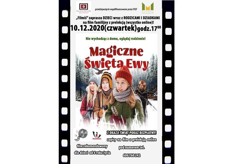 Familijny Klub Filmowy Filmiś zaprasza na pokaz online z prelekcją