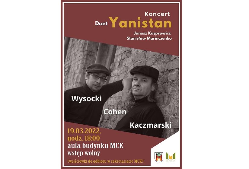 Koncert duetu Janusz Kasprowicz i Stanisław Marinczenko