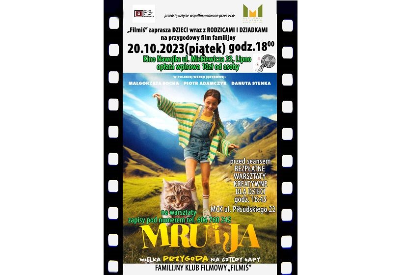 Familijny Klub Filmowy Filmiś zaprasza na film