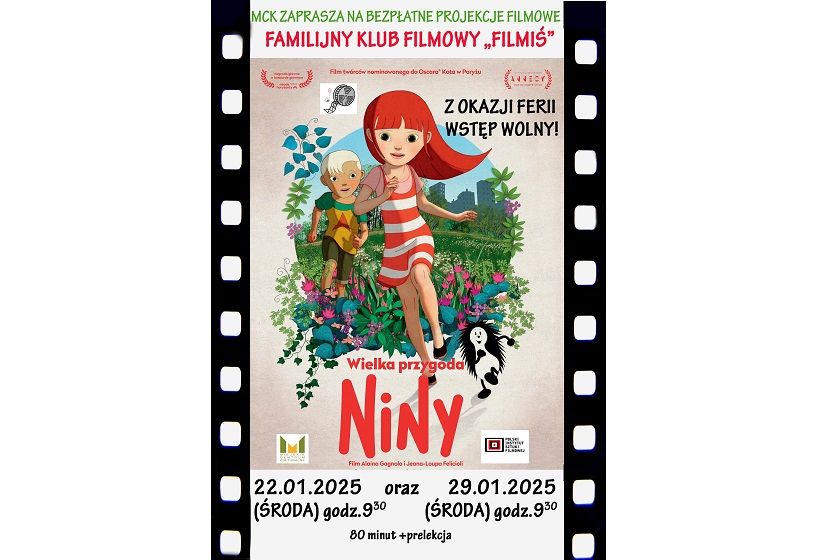 Familijny Klub Filmowy „Filmiś” zaprasza na film