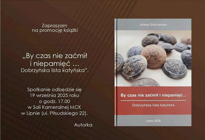Zaproszenie na promocję książki