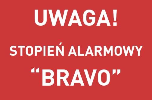 Stopień alarmowy BRAVO-CRP obowiązuje od 01-12-2025 r. do 28-02-2026 r.