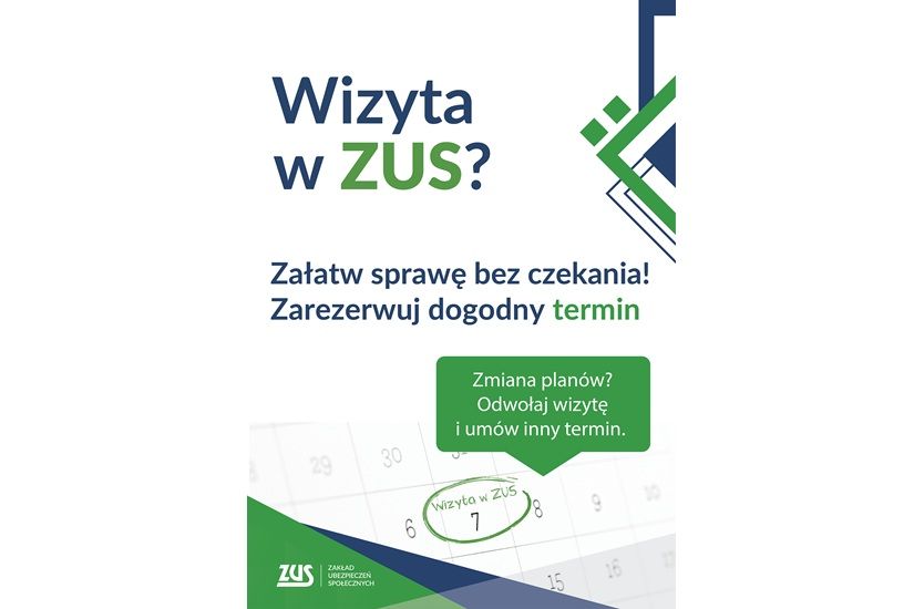 Rezerwuj wizyty w Zakładzie Ubezpieczeń Społecznych i wygodnie załatwiaj swoje sprawy