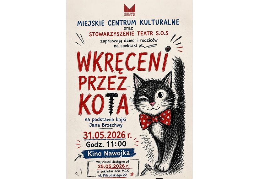 Wkręceni przez Kota - zaproszenie na spektakl