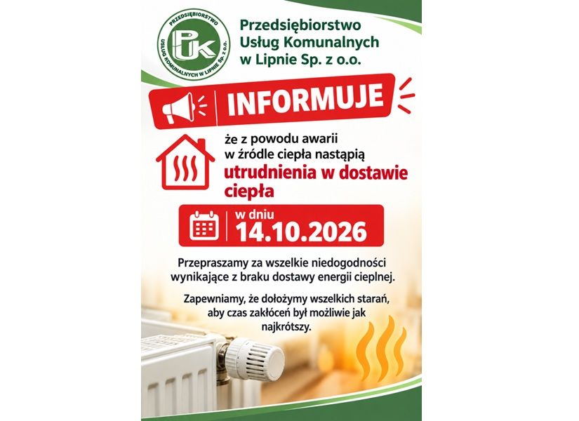 Awaria źródła ciepła