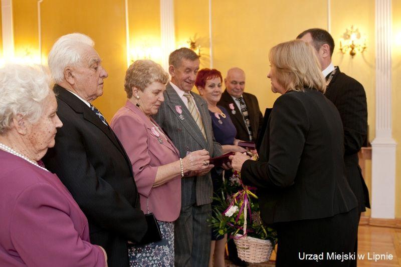 Zdj. nr. 20. Złote Gody- jubileusz 50 lecia pożycia małżeńskiego