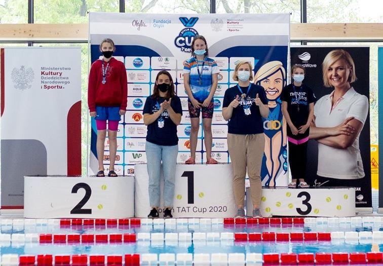 Ogólnopolskie zawody pływackie Otylia Swim Cup w Toruniu - kliknięcie spowoduje powiększenie obrazka