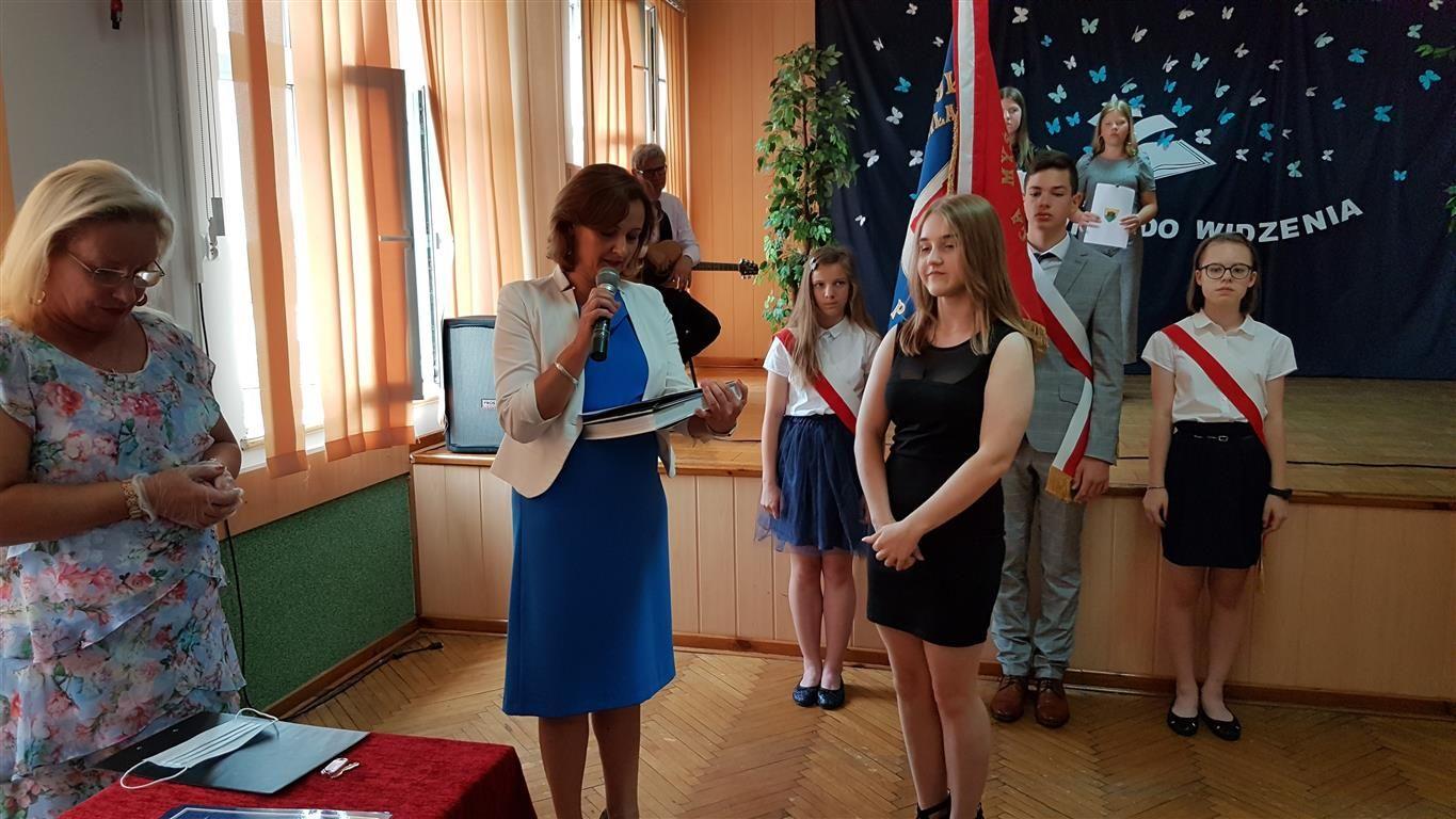 Zdj. nr. 18. Zakończenie roku szkolnego (8 klasy) w SP nr 2 w Lipnie - 25 czerwca 2021 r.