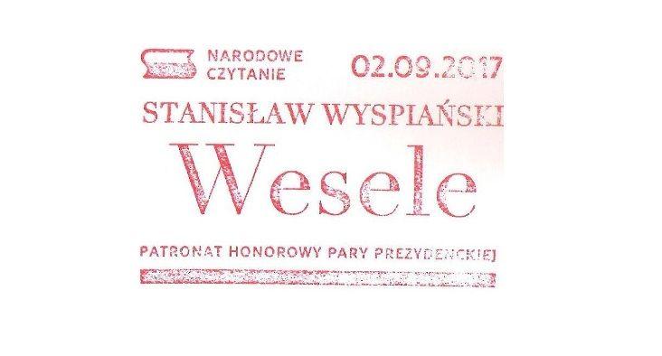 Okolicznościowa pieczęć na Narodowe Czytanie