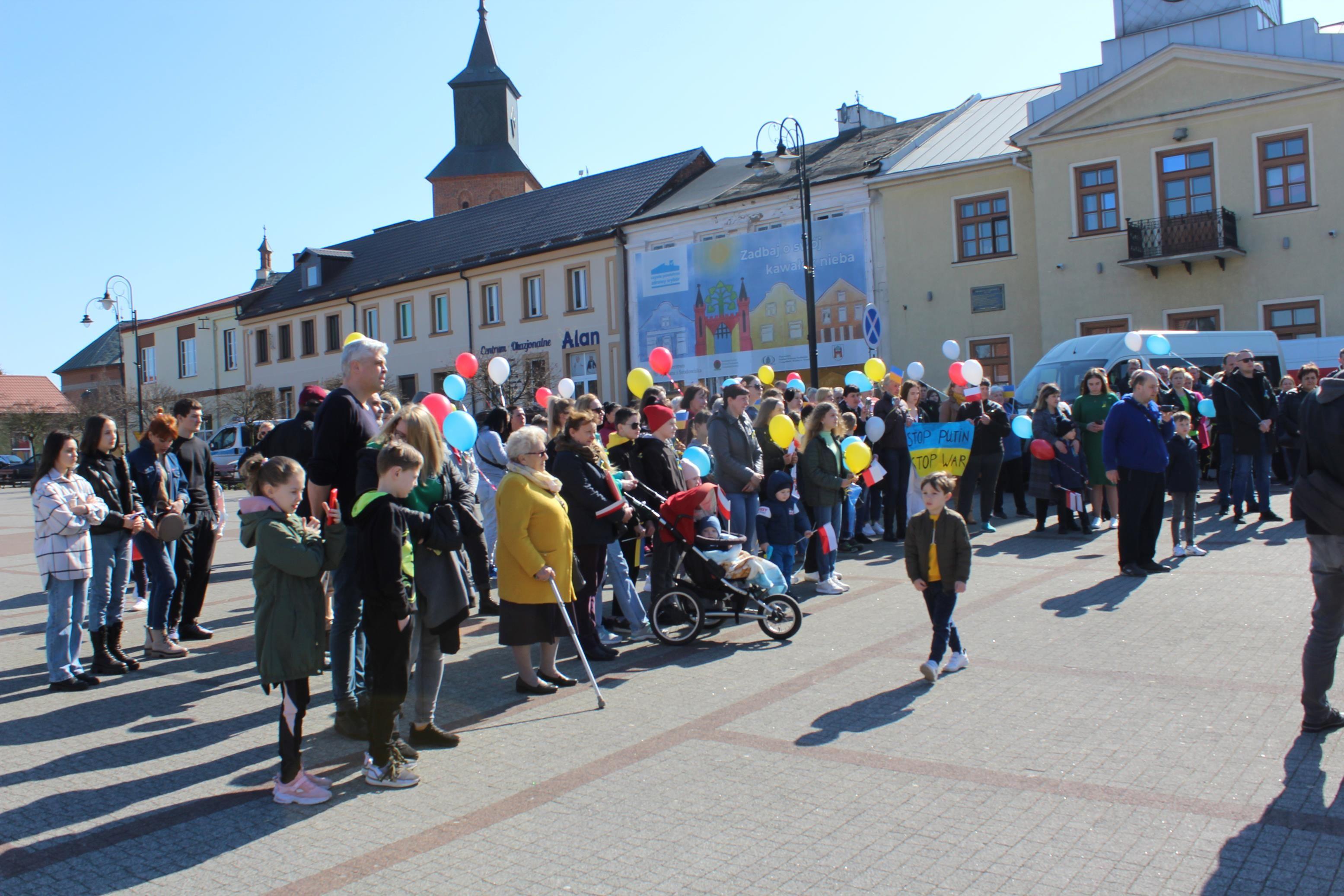 Zdj. nr. 17. Spotkanie na rzecz solidarności z narodem ukraińskim - 24 marca 2022 r.