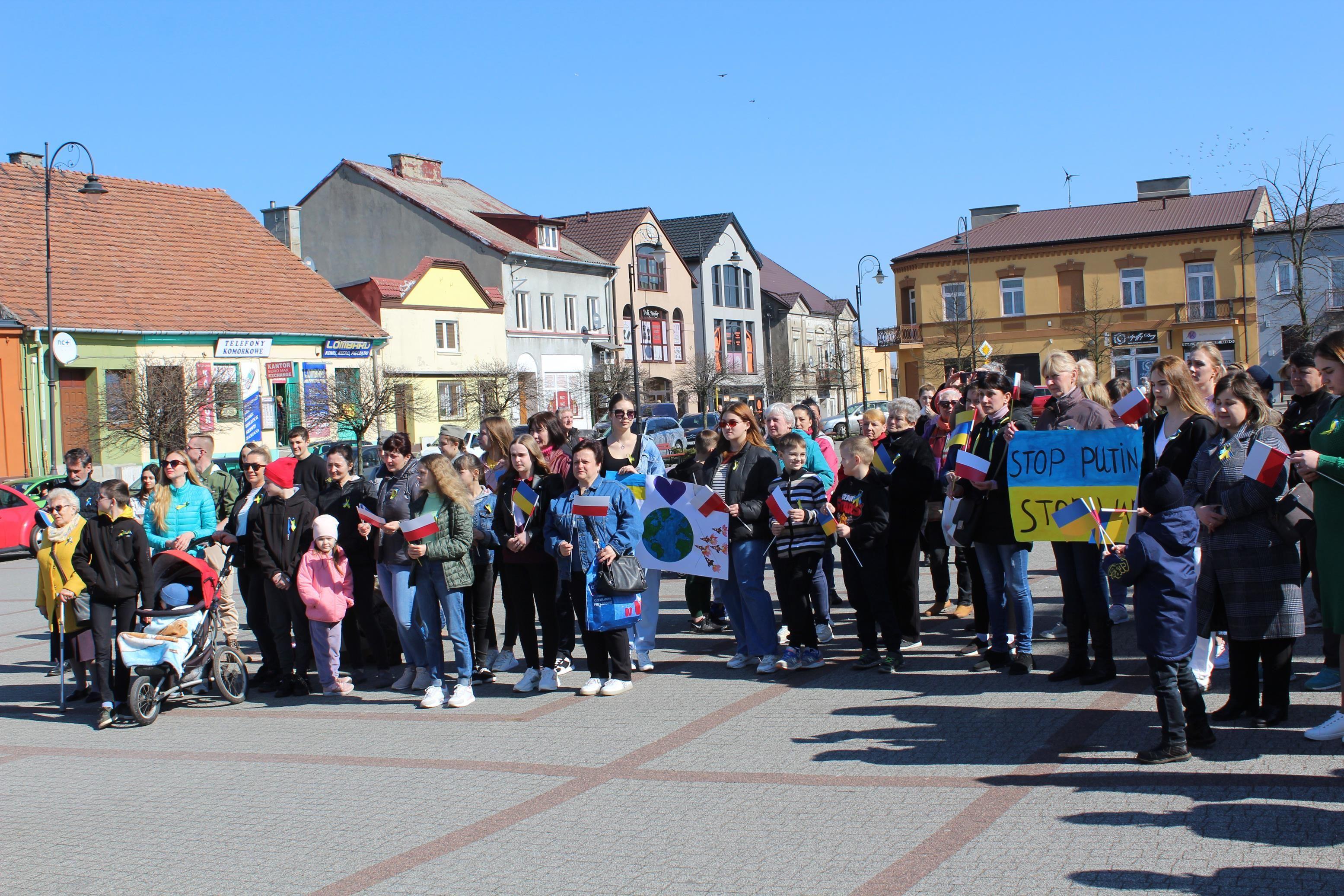 Zdj. nr. 25. Spotkanie na rzecz solidarności z narodem ukraińskim - 24 marca 2022 r.