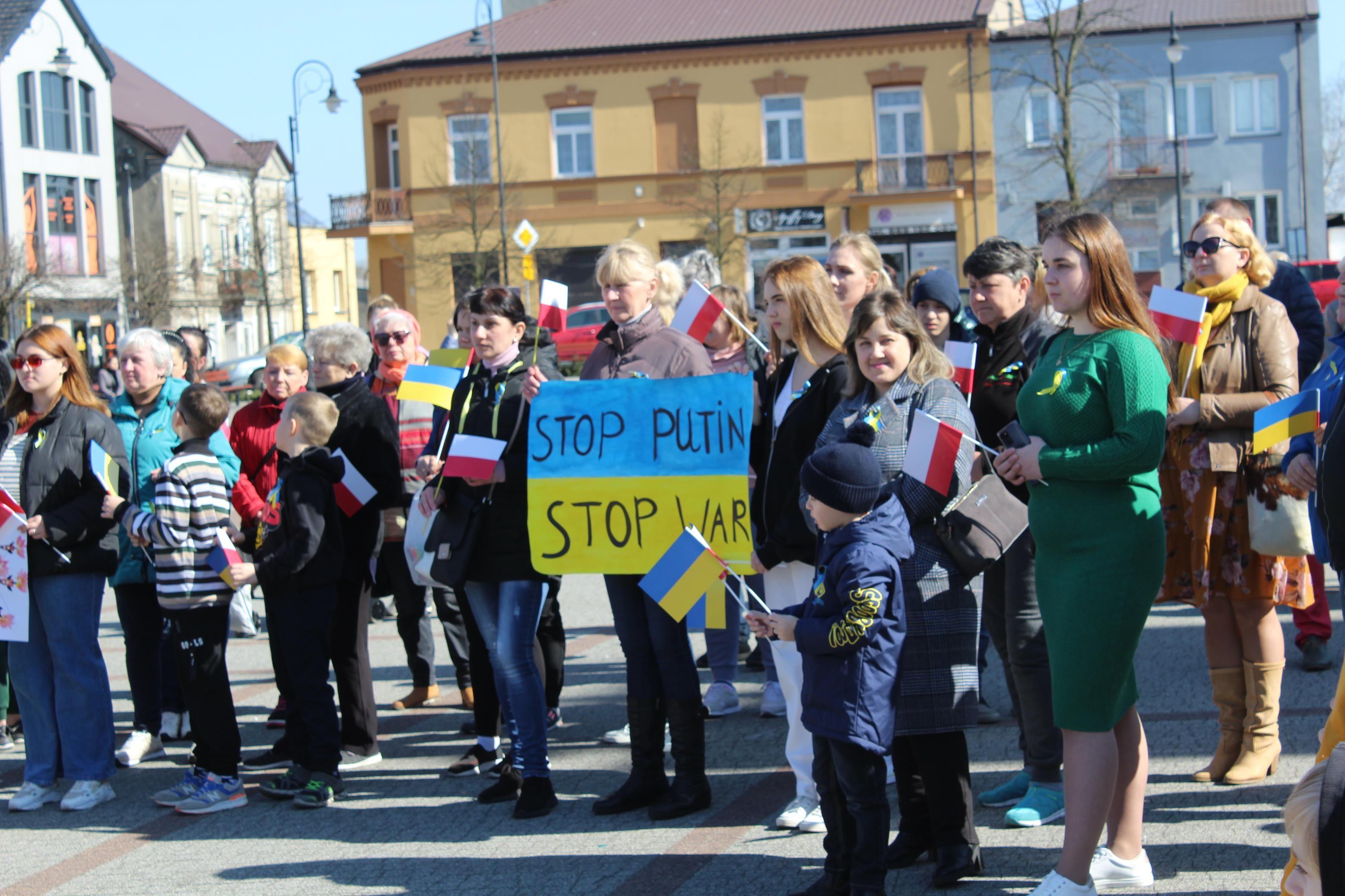 Zdj. nr. 29. Spotkanie na rzecz solidarności z narodem ukraińskim - 24 marca 2022 r.