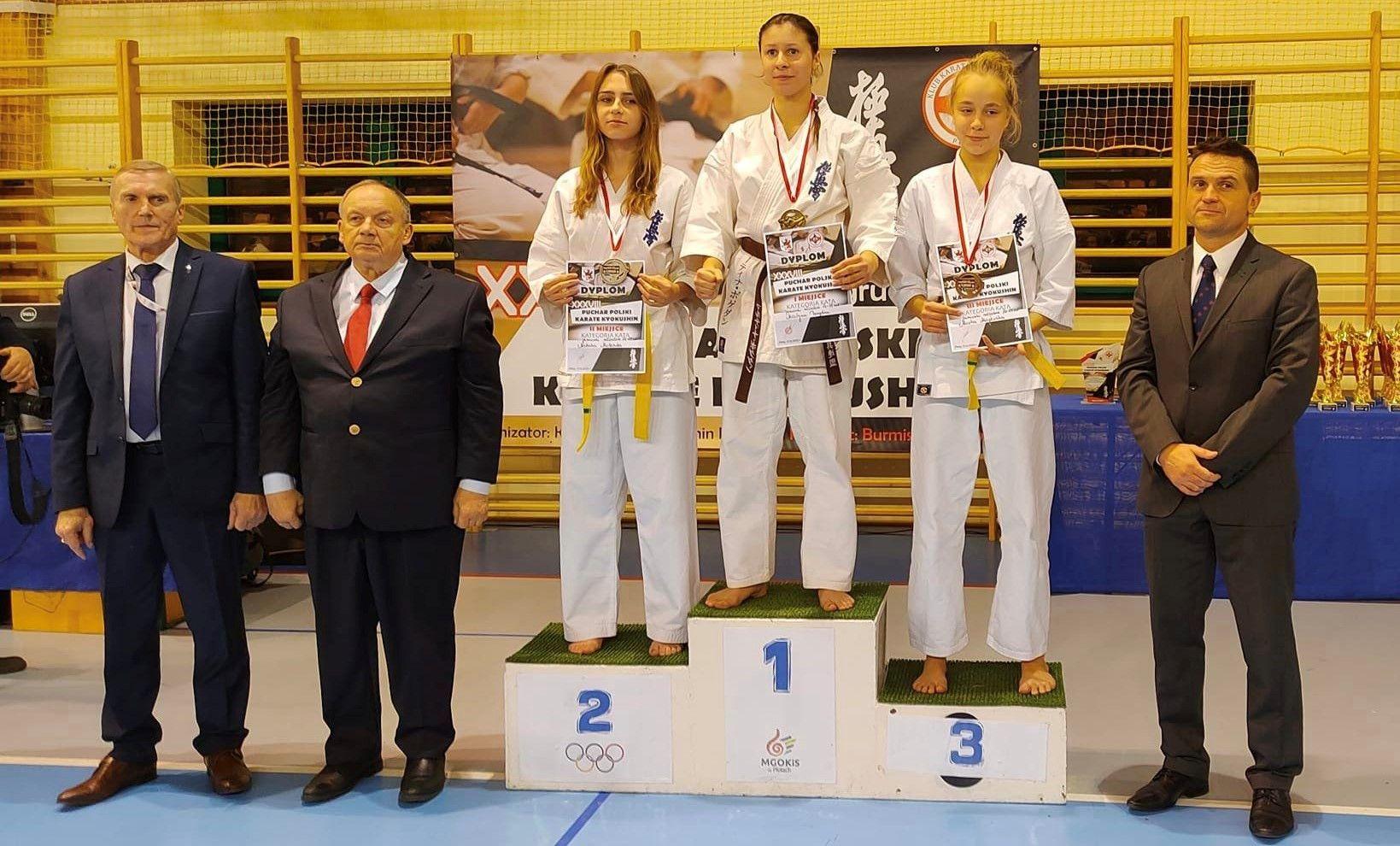 Zdj. nr. 1. Zawody Polskiego Związku Karate - 17 grudnia 2022 r., Płoty