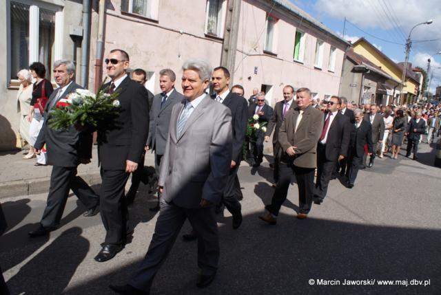 Zdj. nr. 4. Odsłonięcie obelisku XXX-lecia Solidarności - 5 września 2010