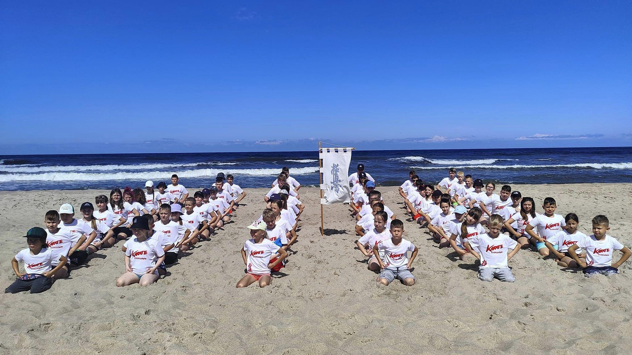 Zdj. nr. 1. Letni obóz karate Kyokushin 2023