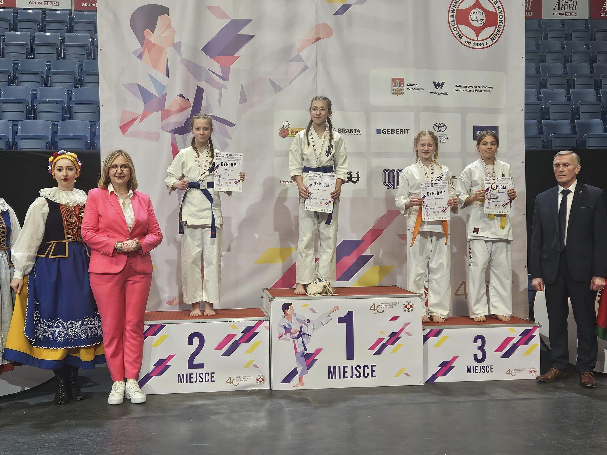 Zdj. nr. 3. Mistrzostwa Makroregionu Zachodniego Karate Kyokushin - 23 marca 2024 r., Włocławek