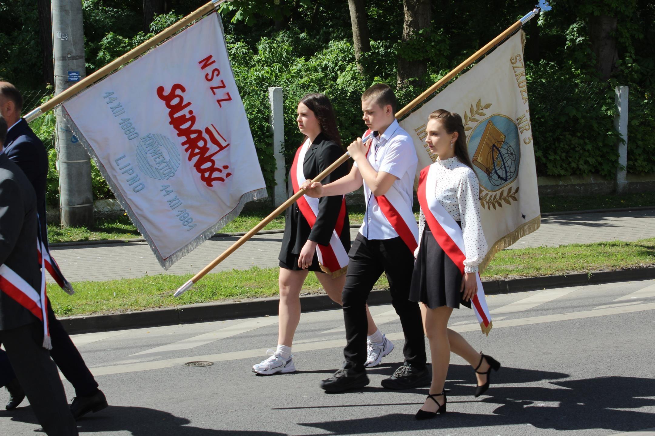 Zdj. nr. 75. Lipnowski obchody 233. rocznicy uchwalenia Konstytucji 3 Maja