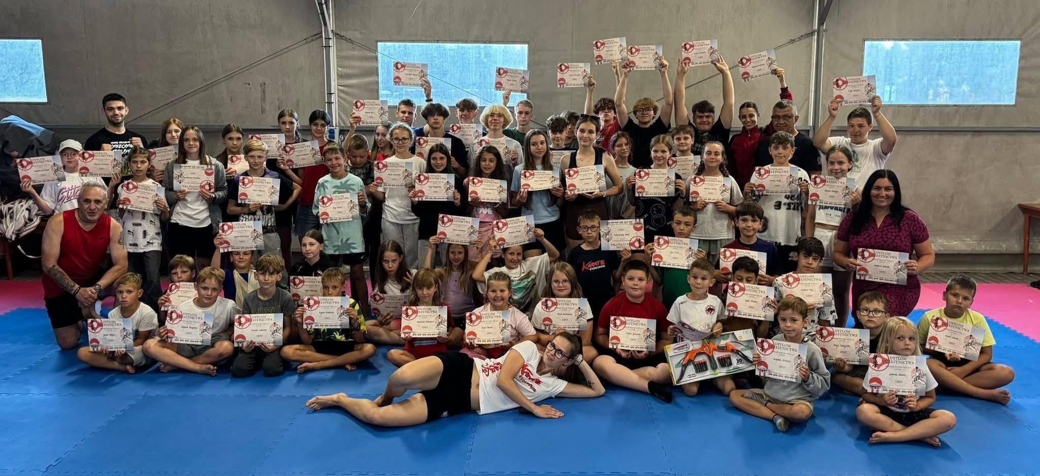 Zdj. nr. 8. Letni wypoczynek Lipnowskiego Klubu Kyokushin Karate - lipiec 2025