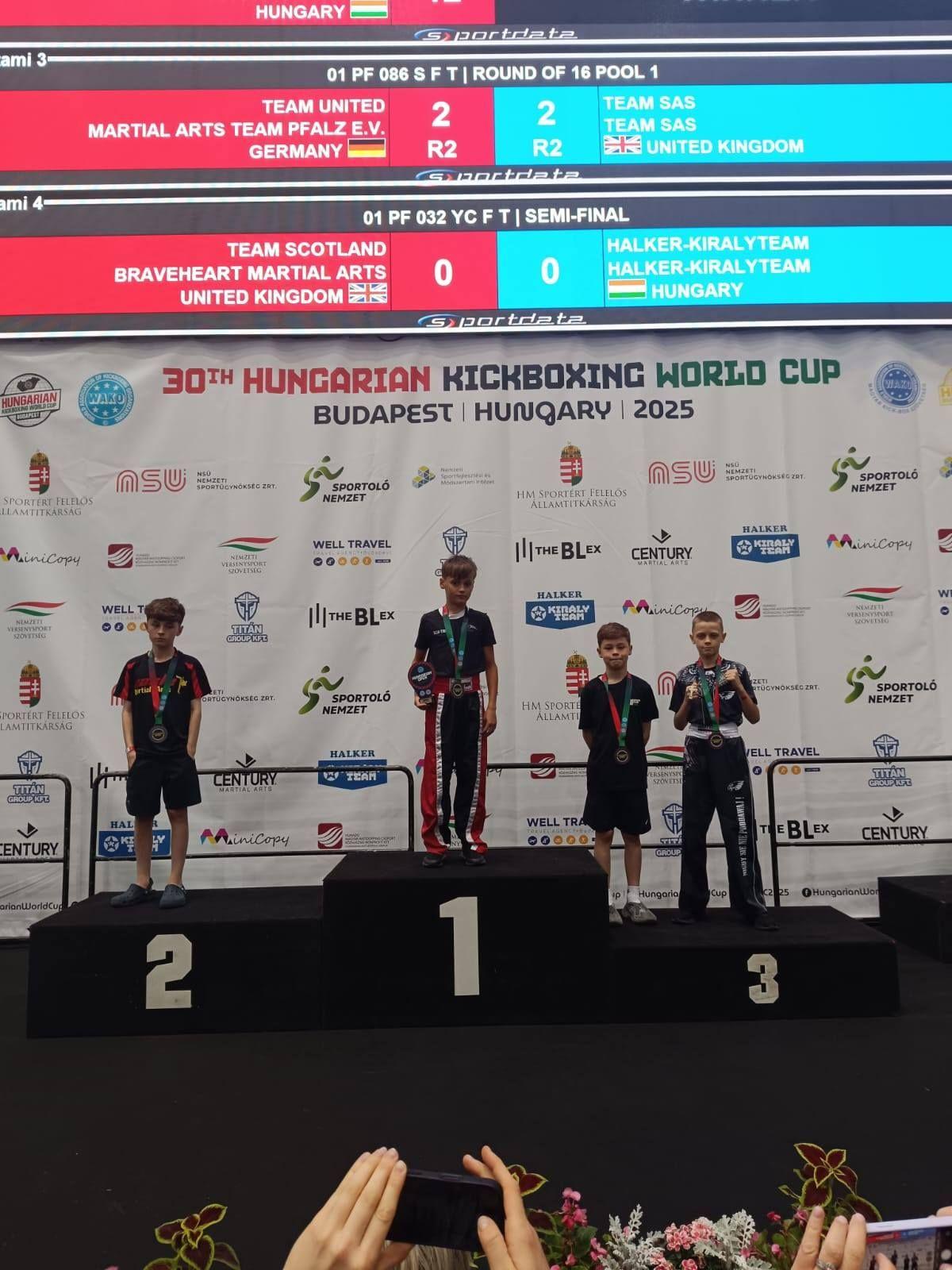 Zdj. nr. 1. Pucharu Świata Kickboxingu w Budapeszcie