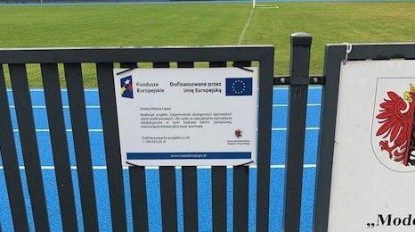 Zdj. nr. 16. Nowa bieżnia na Stadionie Miejskim w Lipnie