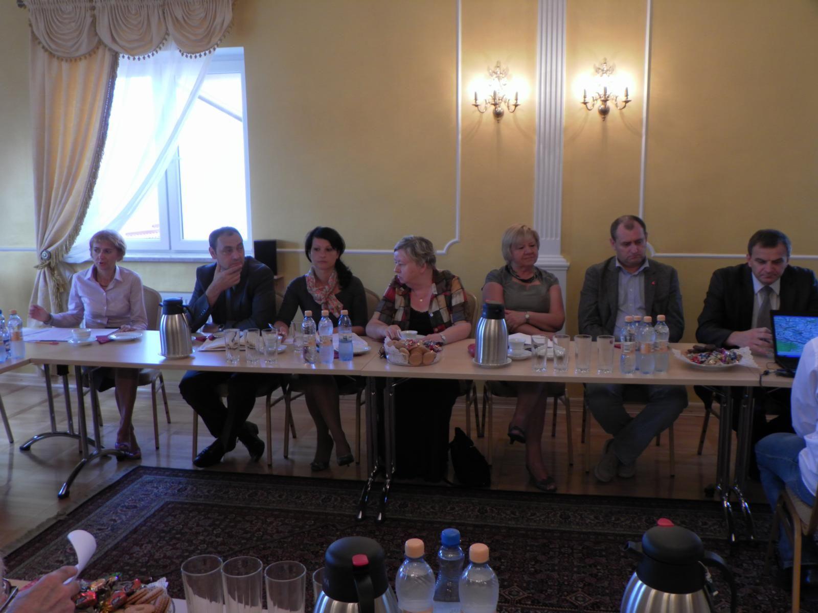Zdj. nr. 3. Spotkanie w sprawie budowy obwodnicy miasta Lipna - 7 sierpnia 2012