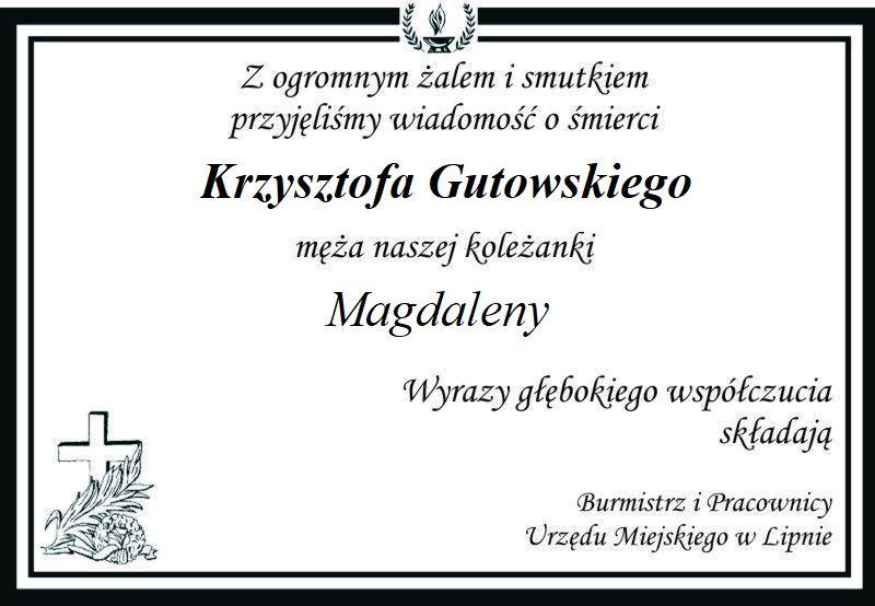 Z głębokim żalem zawiadamiamy...