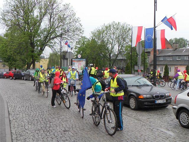 Zdj. nr. 4. Dzień Europy - Rajd Rowerowy - 9 maja 2014 roku