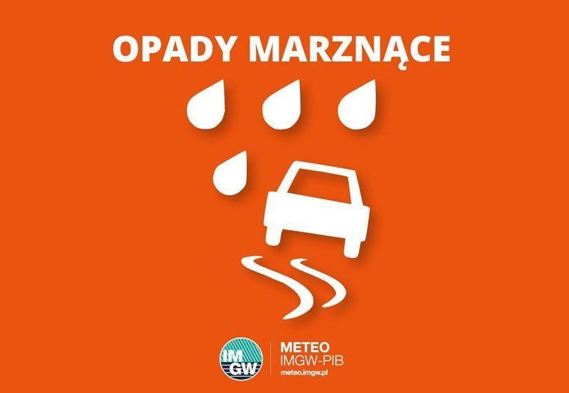 Ostrzeżenia meteorologiczne: opady marznące