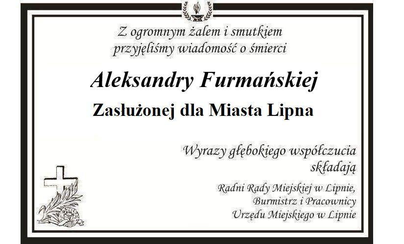 Z głębokim żalem zawiadamiamy...