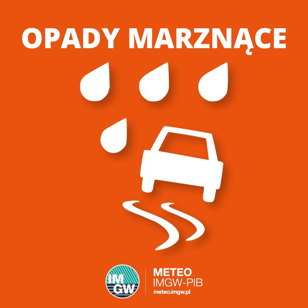 Ostrzeżenia meteorologiczne: opady marznące