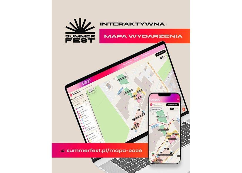 Summer Fest - interaktywna mapa wydarzenia