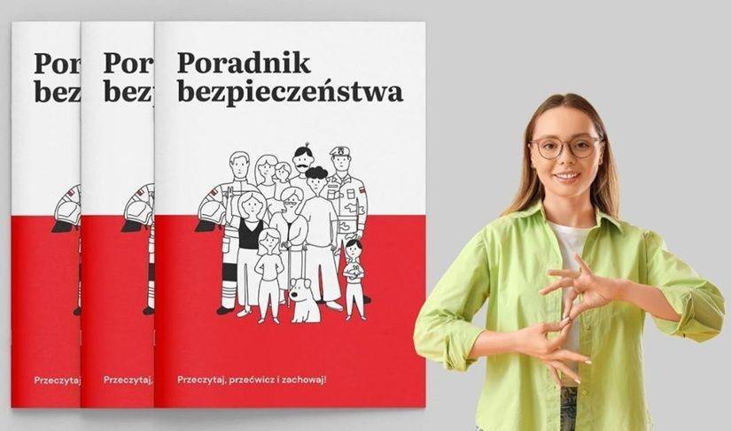 Poradnik bezpieczeństwa dostępny w Polskim Języku Migowym (PJM)