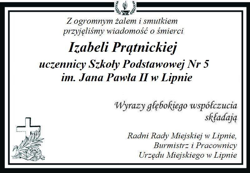 Z głębokim żalem zawiadamiamy...
