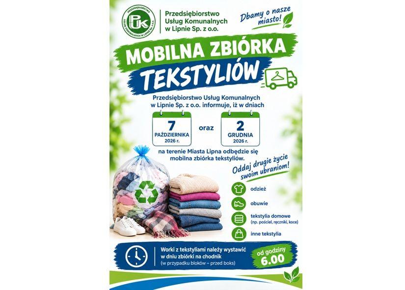 Mobilna zbiórka tekstyliów
