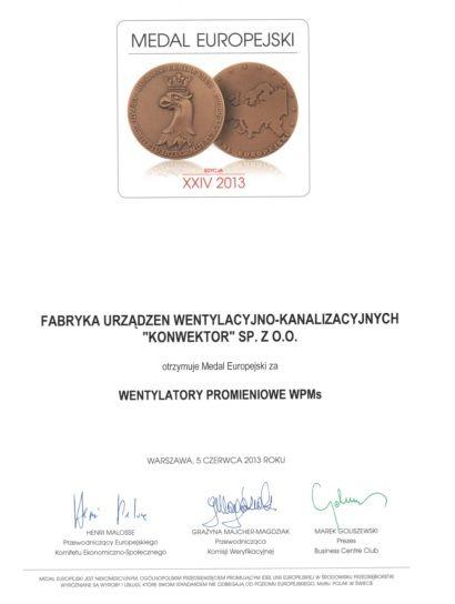 Medal Europejski dla lipnowskiej firmy