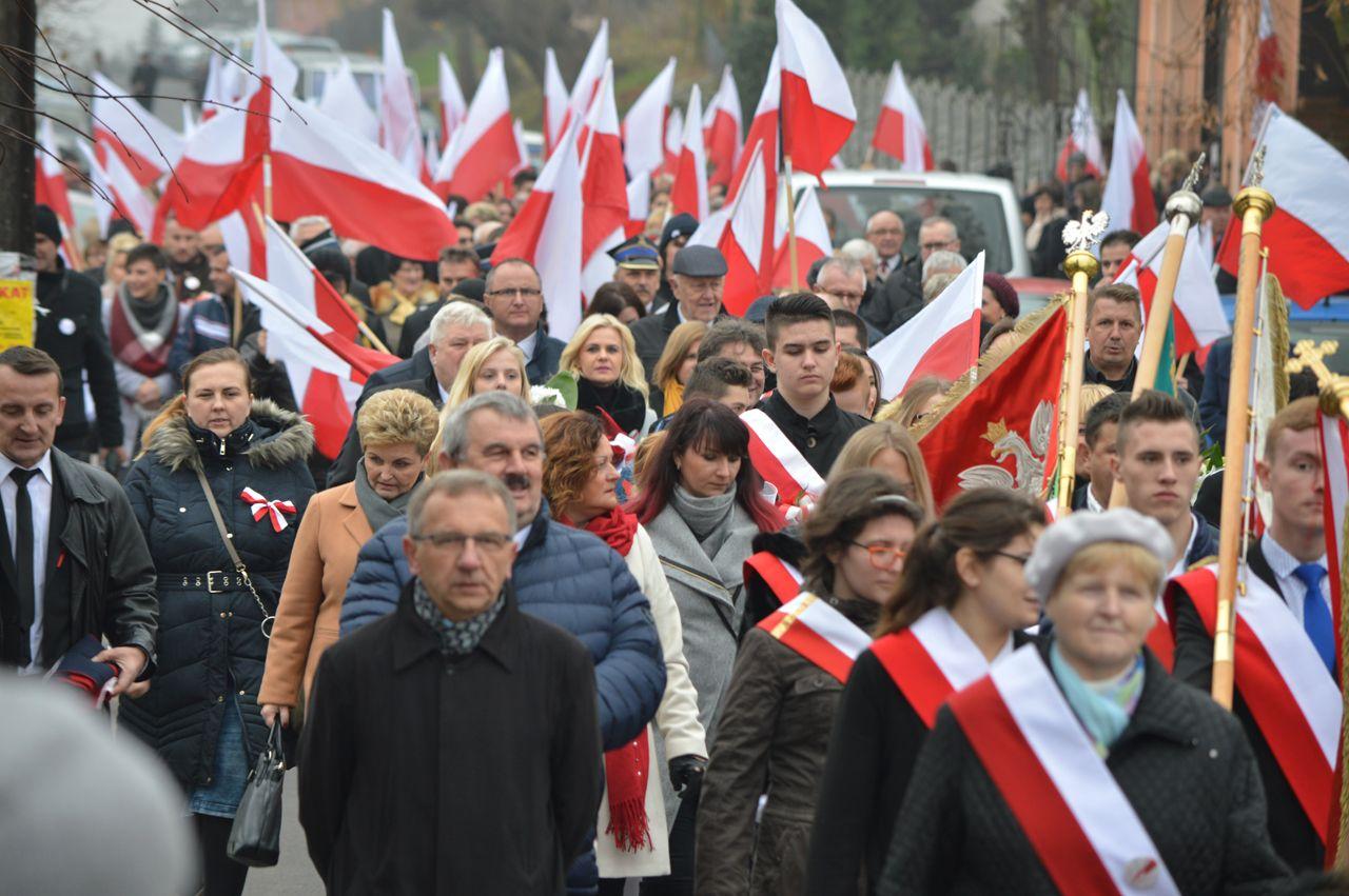 Powiatowe obchody 100. lecia odzyskania niepodległości. Foto: Damian Siedlecki