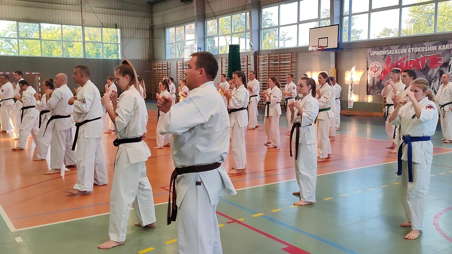 Zdj. nr. 3. Seminarium szkoleniowe Karate Kyokushin w Lipnie