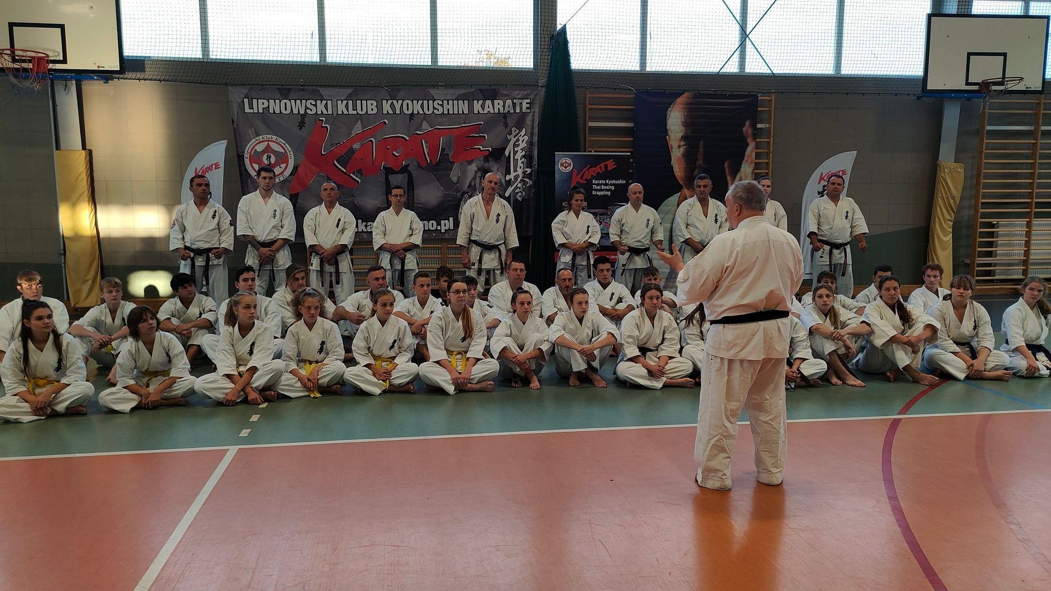 Zdj. nr. 5. Seminarium szkoleniowe Karate Kyokushin w Lipnie