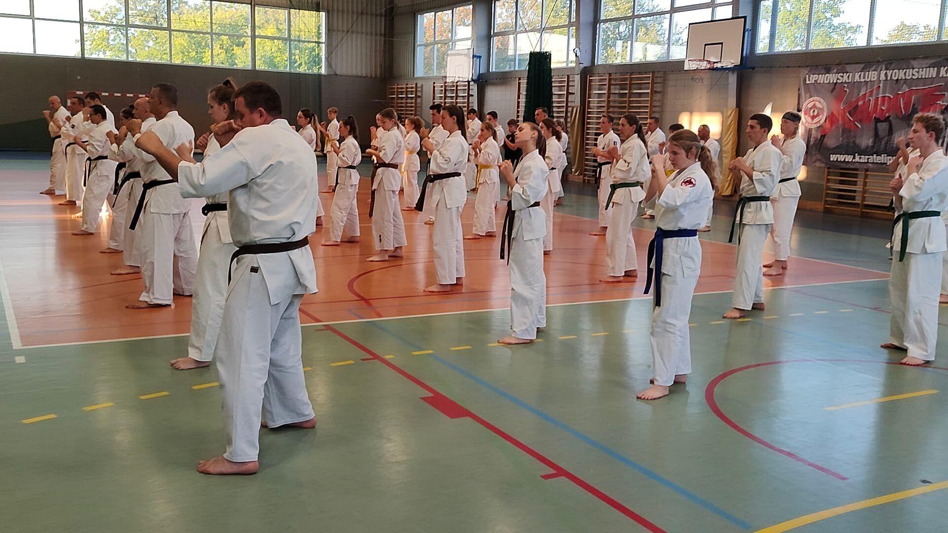Zdj. nr. 6. Seminarium szkoleniowe Karate Kyokushin w Lipnie