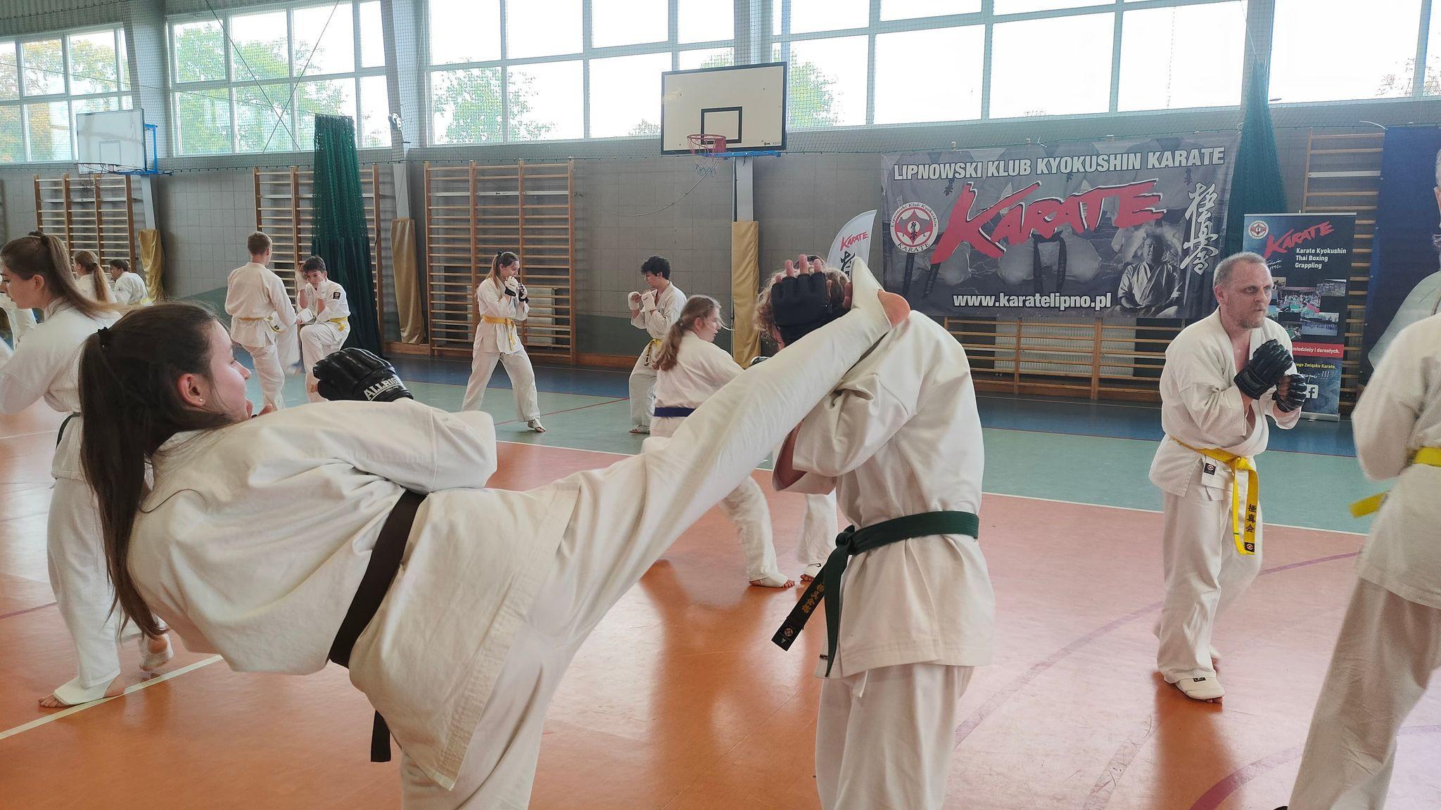Zdj. nr. 7. Seminarium szkoleniowe Karate Kyokushin w Lipnie