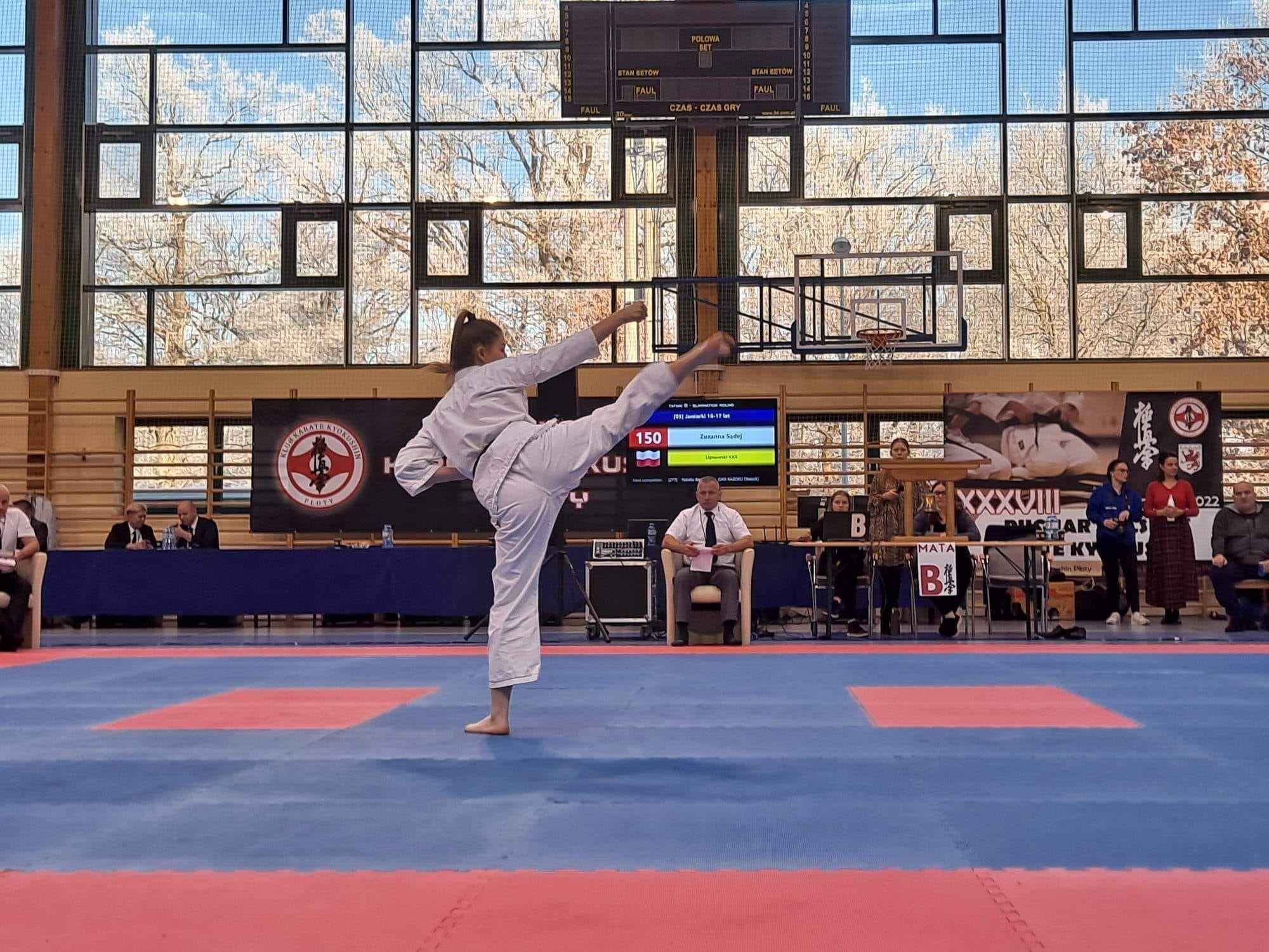 Zdj. nr. 3. Zawody Polskiego Związku Karate - 17 grudnia 2022 r., Płoty