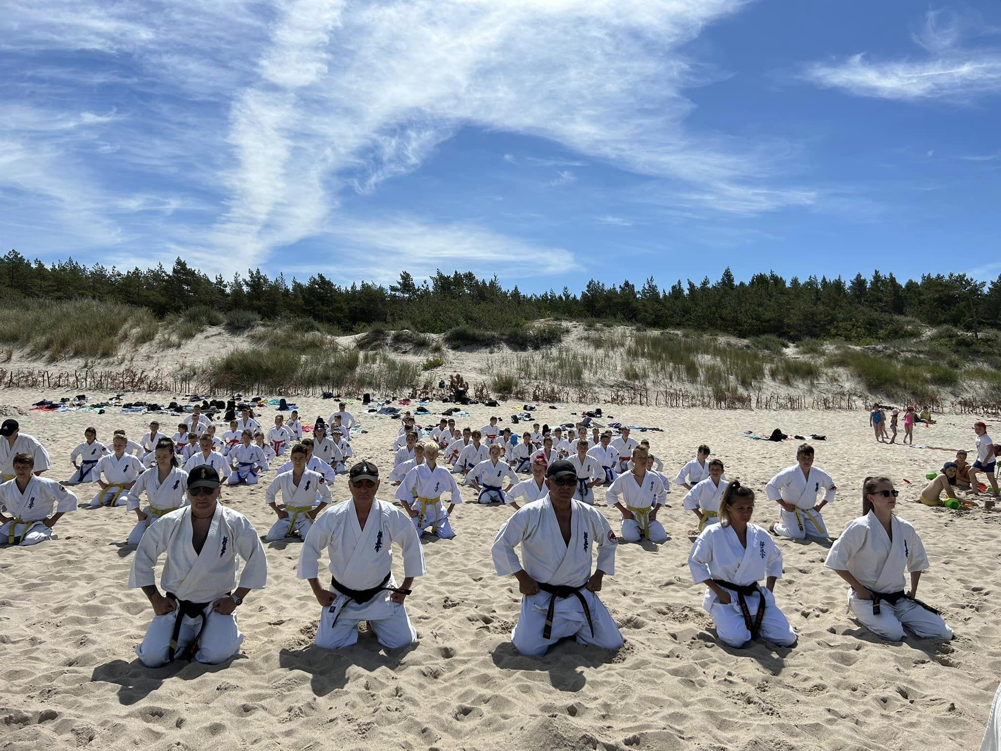 Zdj. nr. 2. Letni obóz karate Kyokushin 2023