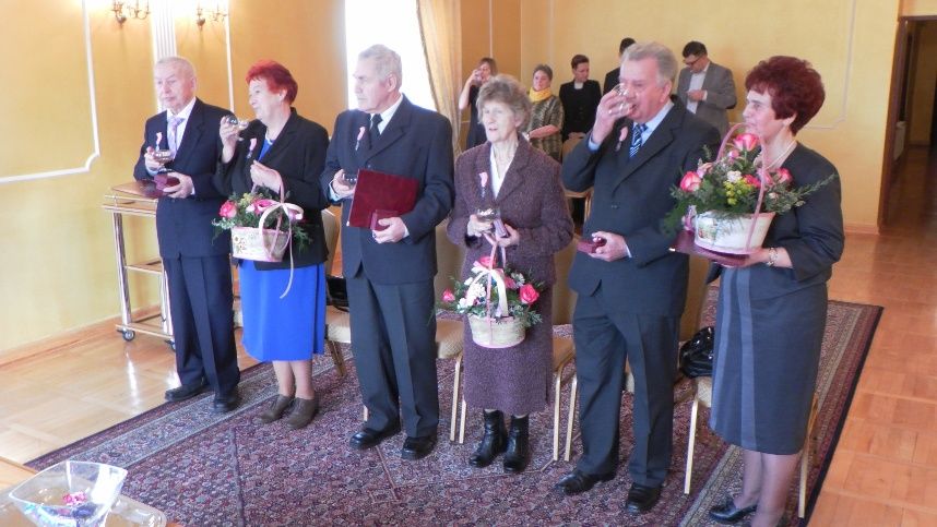 Zdj. nr. 7. 50 - lecie pożycia małżeńskiego