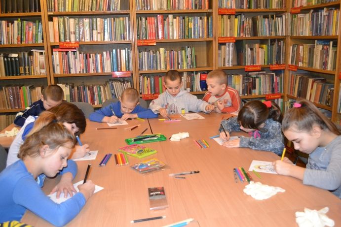 Zdj. nr. 5. Ferie zimowe w bibliotece